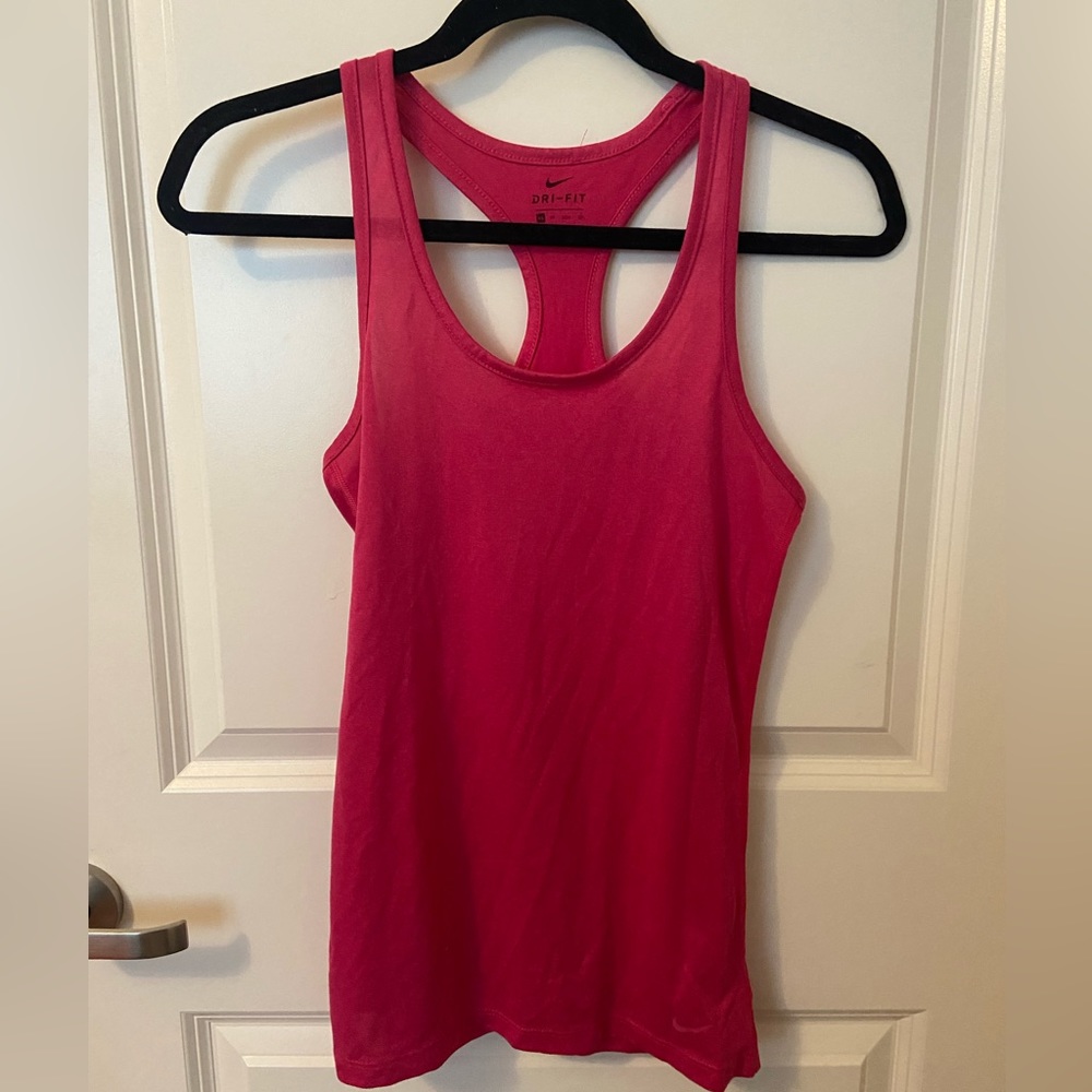 Magenta Nike running tank top